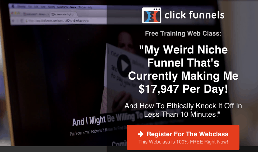 Clickfunnels Live Webinar Class